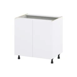 Hugo&Borg Lasalle 33 X 34.5 X 24.88-in Glacier White Door Base Semi-Custom Cabinet -Alliedbas Shop 332014474 MainImage 001 l