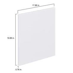 Hugo&Borg Lasalle 17.88 X 19.88 X 0.75-in Cabinet Door Front - White 8 Hugo&Borg Lasalle 17.88 X 19.88 X 0.75-in Cabinet Door Front - White -Alliedbas Shop 332014475 AlternateImage1 l