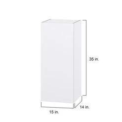 Hugo&Borg Lasalle 15 X 35 X 14.88-in Glacier White Door Wall Semi-Custom Cabinet -Alliedbas Shop 332014476 AlternateImage1 l