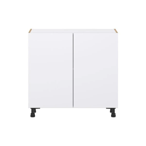 Hugo&Borg Lasalle 36 X 34.5 X 14.88-in Glacier White Door Base Semi-Custom Cabinet 4 Hugo&Borg Lasalle 36 X 34.5 X 14.88-in Glacier White Door Base Semi-Custom Cabinet - Image 4