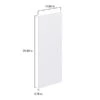 Hugo&Borg Lasalle 11.88 X 29.88 X 0.75-in Cabinet Door Front - White
