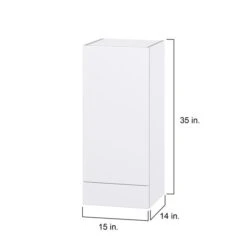 Hugo&Borg Lasalle 15 X 35 X 14.88-in Glacier White Door And Drawer Wall Semi-Custom Cabinet 7 Hugo&Borg Lasalle 15 X 35 X 14.88-in Glacier White Door And Drawer Wall Semi-Custom Cabinet -Alliedbas Shop 332014484 AlternateImage1 l