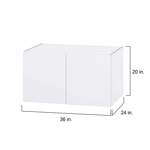 Hugo&Borg Lasalle 36 X 20 X 24.88-in Glacier White Door Wall Semi-Custom Cabinet 4 Hugo&Borg Lasalle 36 X 20 X 24.88-in Glacier White Door Wall Semi-Custom Cabinet - Image 4