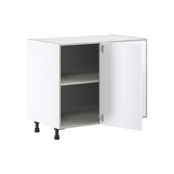 Hugo&Borg Lasalle 39 X 34.5 X 24.88-in Glacier White Blind Corner Base Semi-Custom Cabinet 5 Hugo&Borg Lasalle 39 X 34.5 X 24.88-in Glacier White Blind Corner Base Semi-Custom Cabinet - Image 5