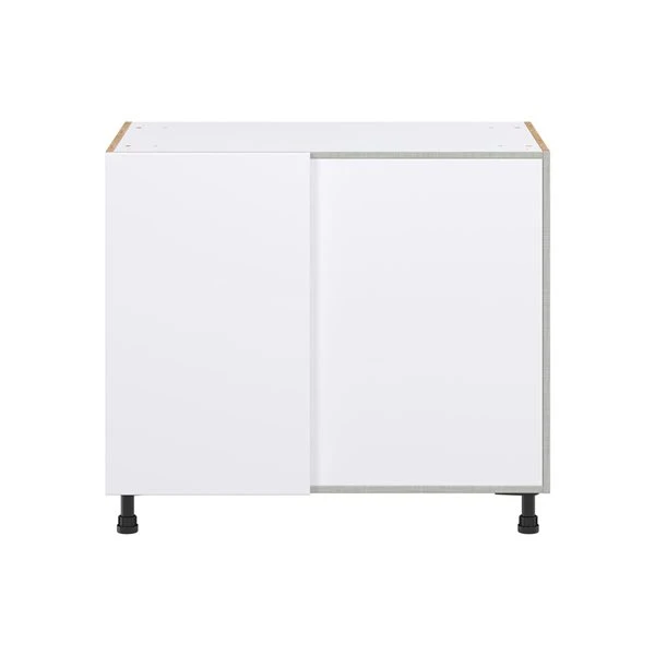 Hugo&Borg Lasalle 39 X 34.5 X 24.88-in Glacier White Blind Corner Base Semi-Custom Cabinet 4 Hugo&Borg Lasalle 39 X 34.5 X 24.88-in Glacier White Blind Corner Base Semi-Custom Cabinet - Image 4