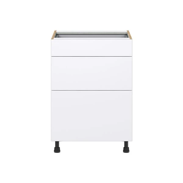 Hugo&Borg Lasalle 24 X 34.5 X 24.88-in Glacier White Drawer Base Semi-Custom Cabinet 5 Hugo&Borg Lasalle 24 X 34.5 X 24.88-in Glacier White Drawer Base Semi-Custom Cabinet - Image 5
