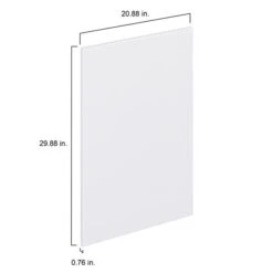 Hugo&Borg Lasalle 20.88 X 29.88 X 0.75-in Cabinet Door Front - White 9 Hugo&Borg Lasalle 20.88 X 29.88 X 0.75-in Cabinet Door Front - White -Alliedbas Shop 332014493 AlternateImage1 l