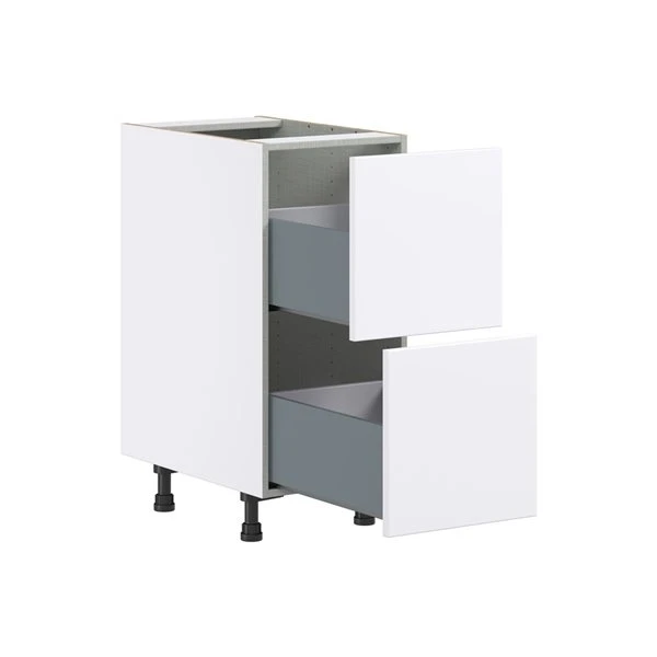 Hugo&Borg Lasalle 15 X 34.5 X 24.88-in Glacier White Drawer Base Semi-Custom Cabinet 5 Hugo&Borg Lasalle 15 X 34.5 X 24.88-in Glacier White Drawer Base Semi-Custom Cabinet - Image 5