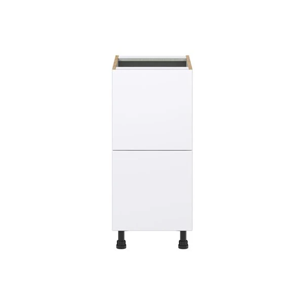 Hugo&Borg Lasalle 15 X 34.5 X 24.88-in Glacier White Drawer Base Semi-Custom Cabinet 4 Hugo&Borg Lasalle 15 X 34.5 X 24.88-in Glacier White Drawer Base Semi-Custom Cabinet - Image 4