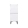 Hugo&Borg Lasalle 15 X 34.5 X 14.88-in Glacier White Door And Drawer Base Semi-Custom Cabinet