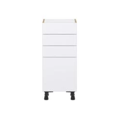Hugo&Borg Lasalle 15 X 34.5 X 14.88-in Glacier White Door And Drawer Base Semi-Custom Cabinet