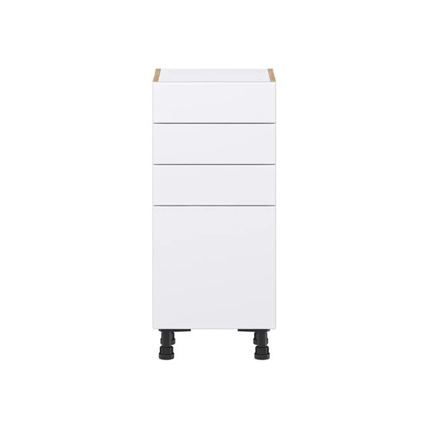 Hugo&Borg Lasalle 15 X 34.5 X 14.88-in Glacier White Door And Drawer Base Semi-Custom Cabinet 1 Hugo&Borg Lasalle 15 X 34.5 X 14.88-in Glacier White Door And Drawer Base Semi-Custom Cabinet