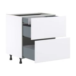 Hugo&Borg Lasalle 30 X 34.5 X 24.88-in Glacier White Drawer Base Semi-Custom Cabinet 7 Hugo&Borg Lasalle 30 X 34.5 X 24.88-in Glacier White Drawer Base Semi-Custom Cabinet -Alliedbas Shop 332014501 AlternateImage2 l