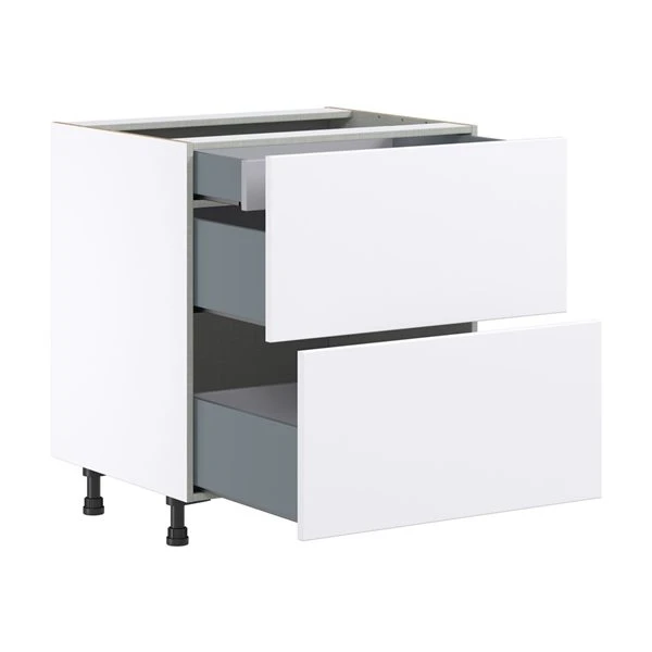 Hugo&Borg Lasalle 30 X 34.5 X 24.88-in Glacier White Drawer Base Semi-Custom Cabinet 3 Hugo&Borg Lasalle 30 X 34.5 X 24.88-in Glacier White Drawer Base Semi-Custom Cabinet - Image 3