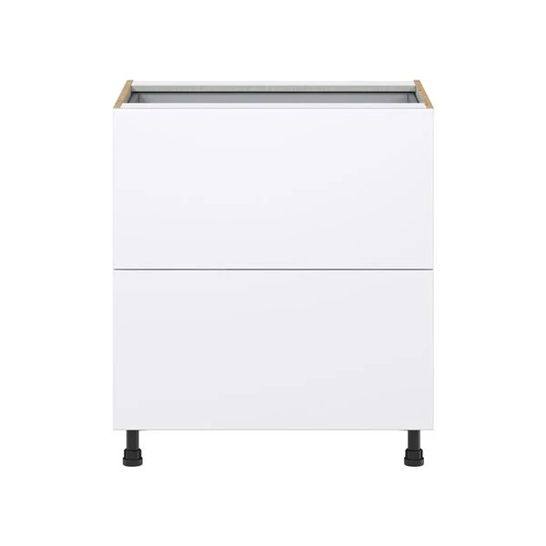 Hugo&Borg Lasalle 30 X 34.5 X 24.88-in Glacier White Drawer Base Semi-Custom Cabinet 4 Hugo&Borg Lasalle 30 X 34.5 X 24.88-in Glacier White Drawer Base Semi-Custom Cabinet - Image 4