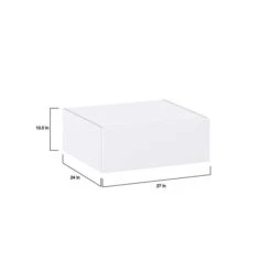 Hugo&Borg Lasalle 27 X 10 X 24.88-in Glacier White Door Wall Semi-Custom Cabinet