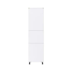 Hugo&Borg Lasalle 24 X 89.5 X 24.88-in Glacier White Door And Drawer Pantry Semi-Custom Cabinet