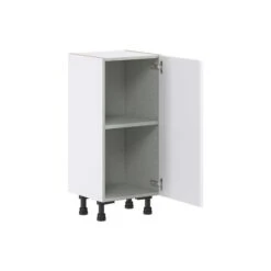 Hugo&Borg Lasalle 15 X 34.5 X 14.88-in Glacier White Door Base Semi-Custom Cabinet 7 Hugo&Borg Lasalle 15 X 34.5 X 14.88-in Glacier White Door Base Semi-Custom Cabinet -Alliedbas Shop 332014510 AlternateImage2 l