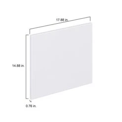 Hugo&Borg Lasalle 17.88 X 14.88 X 0.75-in Cabinet Door Front - White 9 Hugo&Borg Lasalle 17.88 X 14.88 X 0.75-in Cabinet Door Front - White -Alliedbas Shop 332014511 AlternateImage1 l
