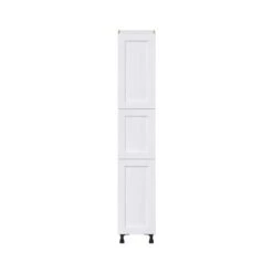 Hugo&Borg Rosemont 15 X 84.5 X 24.88 Glacier White Door Pantry Semi-Custom Cabinet