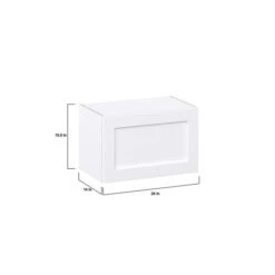 Hugo&Borg Rosemont 24 X 15 X 14.88 Glacier White Door Wall Semi-Custom Cabinet -Alliedbas Shop 332014711 AlternateImage1 l