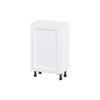 Hugo&Borg Rosemont 21 X 34.5 X 14.88 Glacier White Door Base Semi-Custom Cabinet