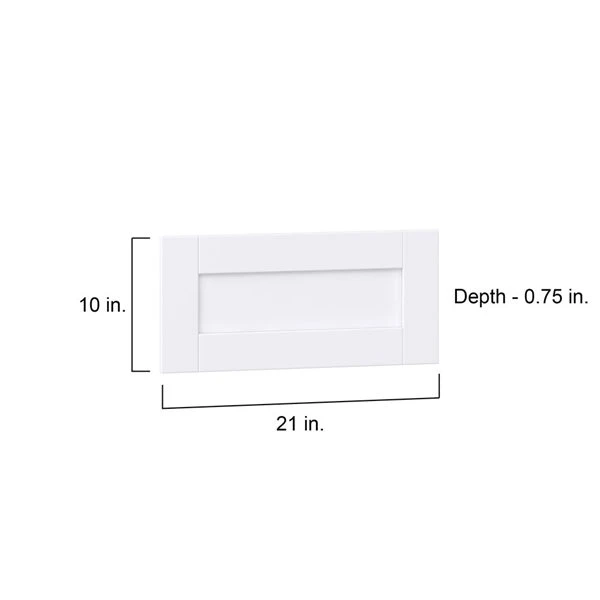 Hugo&Borg Rosemont 21 X 10 X 0.75 Cabinet Drawer Front White 3 Hugo&Borg Rosemont 21 X 10 X 0.75 Cabinet Drawer Front White - Image 3