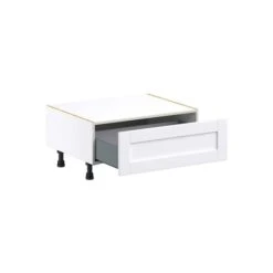 Hugo&Borg Rosemont 30 X 14.5 X 24.88 Glacier White Drawer Base Semi-Custom Cabinet
