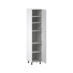Hugo&Borg Rosemont 18 X 89.5 X 24.88 Glacier White Door Pantry Semi-Custom Cabinet