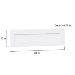 Hugo&Borg Rosemont 33 X 10 X 0.75 Cabinet Drawer Front White -Alliedbas Shop 332014738 AlternateImage3 l