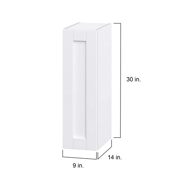 Hugo&Borg Rosemont 9 X 30 X 14.88 Glacier White Door Wall Semi-Custom Cabinet 2 Hugo&Borg Rosemont 9 X 30 X 14.88 Glacier White Door Wall Semi-Custom Cabinet - Image 2