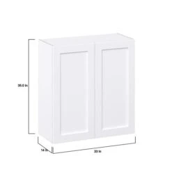 Hugo&Borg Rosemont 33 X 35 X 14.88 Glacier White Door Wall Semi-Custom Cabinet 6 Hugo&Borg Rosemont 33 X 35 X 14.88 Glacier White Door Wall Semi-Custom Cabinet -Alliedbas Shop 332014750 AlternateImage1 l