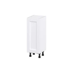 Hugo&Borg Rosemont 12 X 34.5 X 14.88 Glacier White Door Base Semi-Custom Cabinet