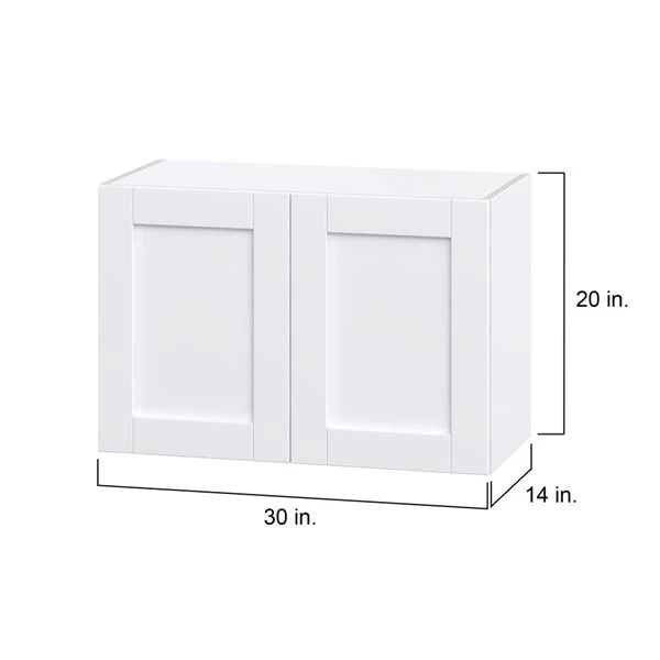 Hugo&Borg Rosemont 30 X 20 X 14.88 Glacier White Door Wall Semi-Custom Cabinet 3 Hugo&Borg Rosemont 30 X 20 X 14.88 Glacier White Door Wall Semi-Custom Cabinet - Image 3