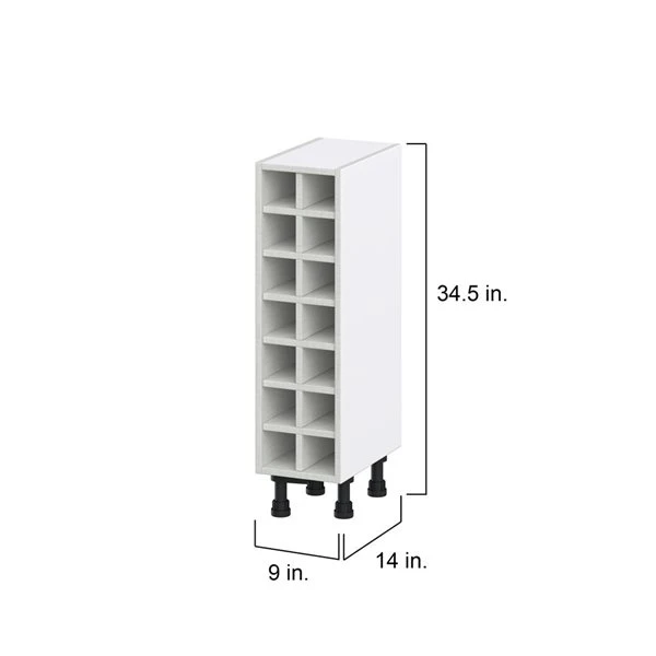 Hugo&Bord Rosemount Wine Rack 9 X 30-in White Cabinet 4 Hugo&Bord Rosemount Wine Rack 9 X 30-in White Cabinet - Image 4