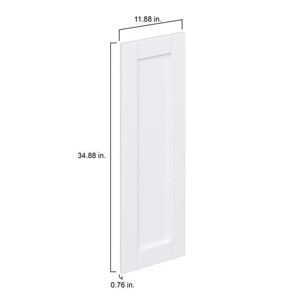 Hugo&Borg Rosemont 11.88 X 34.88 X 0.75 Cabinet Front Door White 3 Hugo&Borg Rosemont 11.88 X 34.88 X 0.75 Cabinet Front Door White - Image 3