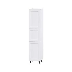 Hugo&Borg Rosemont 18 X 84.5 X 24.88 Glacier White Door Pantry Semi-Custom Cabinet
