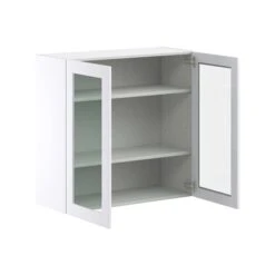 Hugo&Borg Rosemont 36 X 35 X 14.88 Glacier White Door And Drawer Wall Semi-Custom Cabinet