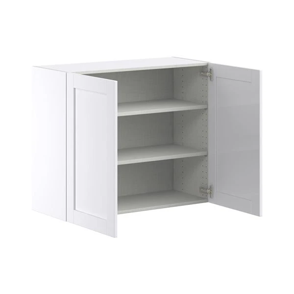 Hugo&Borg Rosemont 36 X 30 X 14.88 Glacier White Door Wall Semi-Custom Cabinet 4 Hugo&Borg Rosemont 36 X 30 X 14.88 Glacier White Door Wall Semi-Custom Cabinet - Image 4