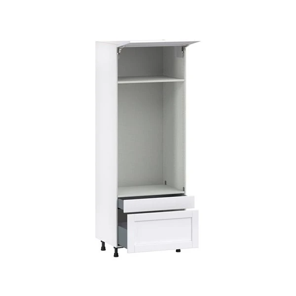 Hugo&Borg Rosemont 30 X 84.5 X 24.88 Glacier White Drawer Pantry Semi-Custom Cabinet 1 Hugo&Borg Rosemont 30 X 84.5 X 24.88 Glacier White Drawer Pantry Semi-Custom Cabinet