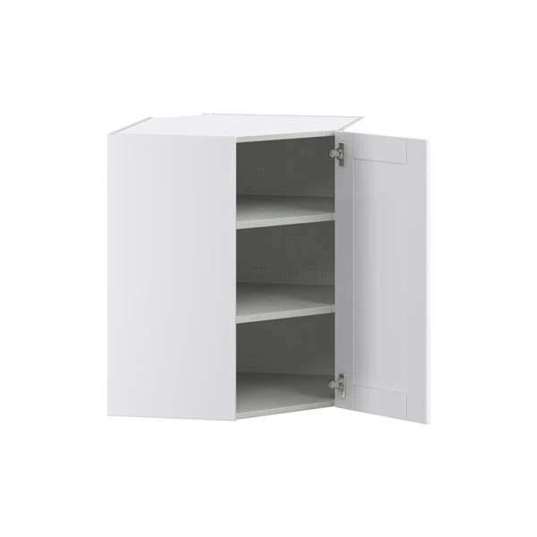 Hugo&Borg Rosemont 24 X 30 X 24.88 Glacier White Corner Wall Semi-Custom Cabinet 2 Hugo&Borg Rosemont 24 X 30 X 24.88 Glacier White Corner Wall Semi-Custom Cabinet - Image 2
