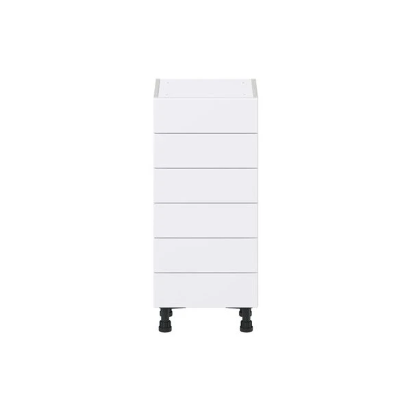 Hugo&Borg Rosemont 15 X 34.5 X 14.88 Glacier White Drawer Base Semi-Custom Cabinet 2 Hugo&Borg Rosemont 15 X 34.5 X 14.88 Glacier White Drawer Base Semi-Custom Cabinet - Image 2