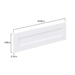 Hugo&Borg Rosemont 35.88 X 9.88 X 0.75 Cabinet Drawer Front White -Alliedbas Shop 332014852 AlternateImage1 l