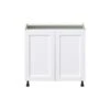 Hugo&Borg Rosemont 36 X 34.5 X 24.88 Glacier White Sink Base Semi-Custom Cabinet