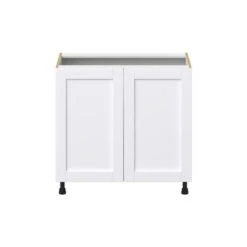 Hugo&Borg Rosemont 36 X 34.5 X 24.88 Glacier White Sink Base Semi-Custom Cabinet