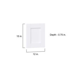 Hugo&Borg Rosemont 12 X 15 X 0.75 Cabinet Drawer Front White