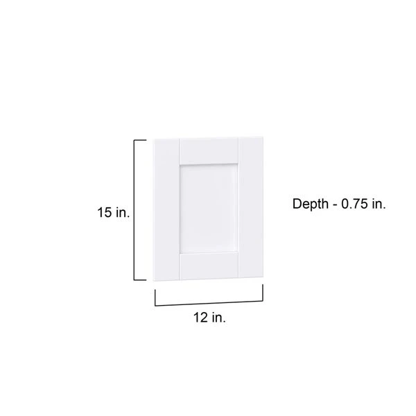 Hugo&Borg Rosemont 12 X 15 X 0.75 Cabinet Drawer Front White 1 Hugo&Borg Rosemont 12 X 15 X 0.75 Cabinet Drawer Front White