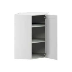 Hugo&Borg Rosemont 24 X 35 X 24.88 Glacier White Corner Wall Semi-Custom Cabinet -Alliedbas Shop 332014864 AlternateImage2 l