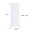 Hugo&Borg Rosemont 13.5 X 35 X 0.75 Cabinet Front Door White