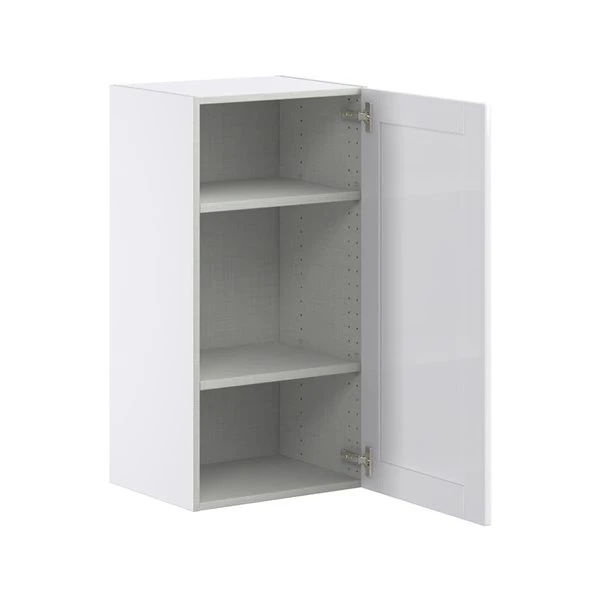 Hugo&Borg Rosemont 18 X 35 X 14.88 Glacier White Door Wall Semi-Custom Cabinet 1 Hugo&Borg Rosemont 18 X 35 X 14.88 Glacier White Door Wall Semi-Custom Cabinet